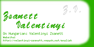 zsanett valentinyi business card